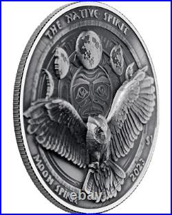 MOON SPIRIT The Native Spirit 1 Oz UHR Silver Coin Sioux Nation 2023