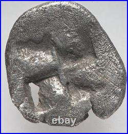 Macedon Eion 5th Century BC, GOOSE AR Trihemiobol Silver Greek Coin, NGC Ch VF