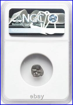 Macedon Eion 5th Century BC, GOOSE AR Trihemiobol Silver Greek Coin, NGC Ch VF Macedon Eion 5th Century BC, GOOSE AR Trihemiobol Silver Greek Coin, NGC Ch VF