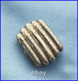 Match Safe Coin Silver Bundle of Cigars Maker 1 4/4 x 1 1/4 In No Mono 19.5 Gr