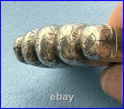 Match Safe Coin Silver Bundle of Cigars Maker 1 4/4 x 1 1/4 In No Mono 19.5 Gr