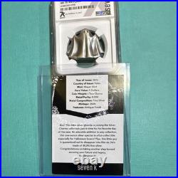 Mayer Mint 2022 Palau Silver Ghost 1 oz. 999 Antiqued NGC MS70 6586969-098