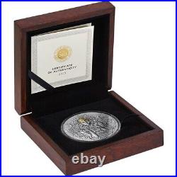 Medusa The Great Greek Mythology 2 oz Antique finish Silver Coin Cameroon 2023