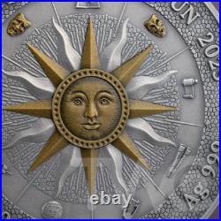 Melpomene & Thalia The Nine Muses 2 oz Antique finish Silver Coin Cameroon 2025 Melpomene & Thalia The Nine Muses 2 oz Antique finish Silver Coin Cameroon 2025
