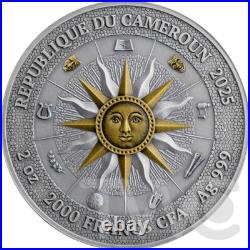 Melpomene & Thalia The Nine Muses 2 oz Antique finish Silver Coin Cameroon 2025 Melpomene & Thalia The Nine Muses 2 oz Antique finish Silver Coin Cameroon 2025