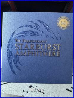 Mint XXI 2023 Dragonology Starburst Amphithere 2oz Silver. 999 Antique 365/500