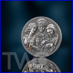 Moirai The Great Greek Mythology 1 oz Antique finish Silver Coin Cameroon 2025 Moirai The Great Greek Mythology 1 oz Antique finish Silver Coin Cameroon 2025