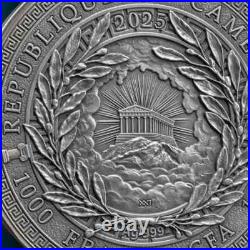 Moirai The Great Greek Mythology 1 oz Antique finish Silver Coin Cameroon 2025