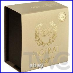 Moirai The Great Greek Mythology 1 oz Antique finish Silver Coin Cameroon 2025 Moirai The Great Greek Mythology 1 oz Antique finish Silver Coin Cameroon 2025