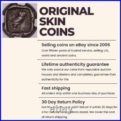 Moon Goddess Denarius 42BC Ancient Roman Republic Silver Coin Clodius Diana