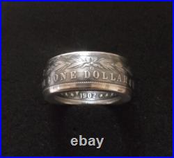 Morgan Dollar Coin Ring. Sizes 10 To 14. From 1878 To 1904