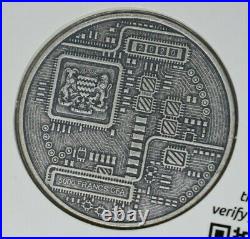 Münze 999 Silber Crypto Series 2020 ## Bitcoin # Antique Finish ## sehr selten