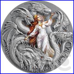 Mythical Hydra The Dragonology 2 oz Antique finish Silver Coin CFA Cameroon 2025 Mythical Hydra The Dragonology 2 oz Antique finish Silver Coin CFA Cameroon 2025