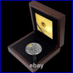 NEW! 2021 2 Oz. 999 Silver $5 Niue HONEY BEE High Relief Antiqued Coin COA OGP