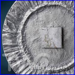Nantan Meteorite Geography 50 g Antique finish Silver Coin CFA Cameroon 2025