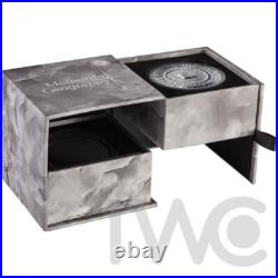 Nantan Meteorite Geography 50 g Antique finish Silver Coin CFA Cameroon 2025