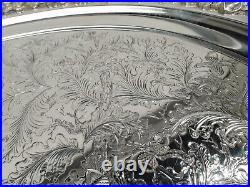 Newell Harding Tray Antique Classical Boston Massachusetts American Coin Silver