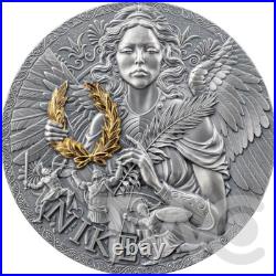 Nike The Great Greek Mythology 2 oz Antique finish Silver Coin CFA Cameroon 2024 Nike The Great Greek Mythology 2 oz Antique finish Silver Coin CFA Cameroon 2024