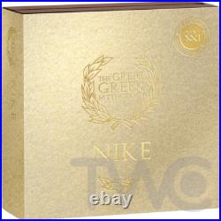 Nike The Great Greek Mythology 2 oz Antique finish Silver Coin CFA Cameroon 2024 Nike The Great Greek Mythology 2 oz Antique finish Silver Coin CFA Cameroon 2024