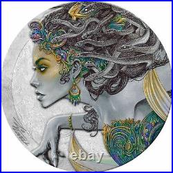 Niue 2022 Medusa Antique Finish $2 silver coin 50 gram Mintage of 250