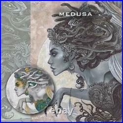 Niue 2022 Medusa Antique Finish $2 silver coin 50 gram Mintage of 250