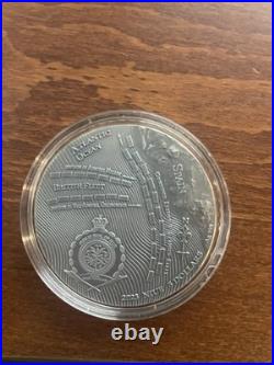 Niue 2023 2 oz Silver Antiqued Battle of Trafalgar Sea Battle Mintage of 300 Niue 2023 2 oz Silver Antiqued Battle of Trafalgar Sea Battle Mintage of 300