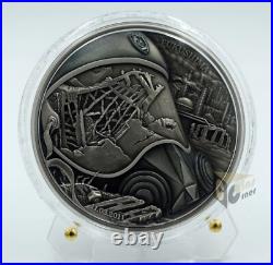 Niue 2024 Fukushima Human Tragedies Antique Finish 2 Oz Silver Coin Niue 2024 Fukushima Human Tragedies Antique Finish 2 Oz Silver Coin
