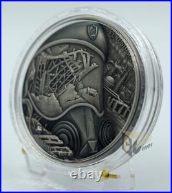 Niue 2024 Fukushima Human Tragedies Antique Finish 2 Oz Silver Coin Niue 2024 Fukushima Human Tragedies Antique Finish 2 Oz Silver Coin
