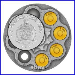 Niue 2024 Gangsters Series Final Release Lucky Luciano 2oz Antique Silver Coin