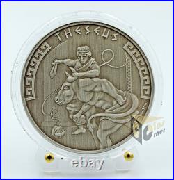 Niue 2024 Theseus Greek Mythology 1 Oz Silver Coin Antique Finish
