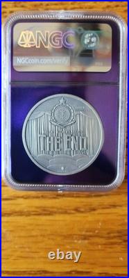 Niue 2025 Metropolis S$1 1 oz. 999 NGC MS70 Silver Antiqued. Mintage Of 500