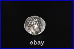 Old Ancient Greek Pergamon Silver Coin Tetradrachm Philetairos 282-263 BC