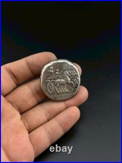 Old Ancient Roman Silver Coin Empire 3rd Century Empire