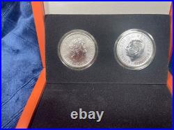 Own the Legacy QEII Last & King Charles III First Silver Britannia 2023 £2