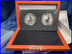 Own the Legacy QEII Last & King Charles III First Silver Britannia 2023 £2