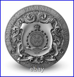 PHOENIX 1 oz Silver Coin 2 Dollars Niue 2023