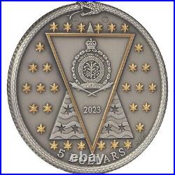 Paracelsus Alchemist 2 oz Antique finish Silver Coin 5$ Niue 2023