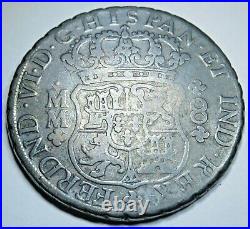 Perpetual Calendar Made From Genuine Antique 8 Reales 1700's Silver Dollar Coin