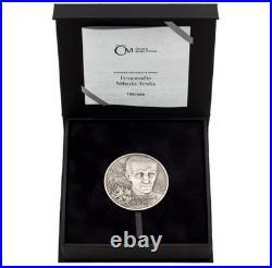 Phenomenon 5 oz Nikola Tesla Antiqued 999 Silver Coin 2023 Niue 300 Mintage Phenomenon 5 oz Nikola Tesla Antiqued 999 Silver Coin 2023 Niue 300 Mintage