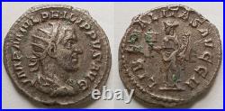 Philip I Arab AR Antoninianus LIBERALITAS AVGG II RIC 38b Roman Silver Coin