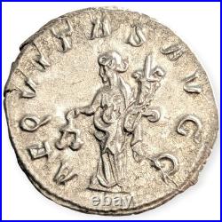 Philip I The Arab 244-247 AD AR Antoninianus Roman Empire Aeqvitas Avgg Coin 15H
