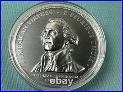 RARE 10 oz Silver American Virtues Independence Ultra High Relief Antiqued Coin RARE 10 oz Silver American Virtues Independence Ultra High Relief Antiqued Coin