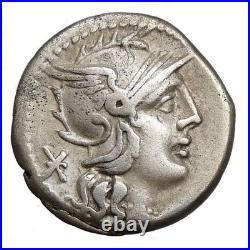 ROMA/Elephant Head RARE no Bell, PAX in Two Horse Chariot Roman Coin Caecilia 38