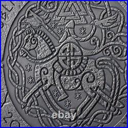 Ragnar The Way to Valhalla 2 oz Antique finish Silver Coin CFA Cameroon 2024