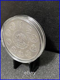 Rare! 2018-2 oz Antiqued Libertad Mexico Onza. 999 Silver Coin 2000 Mintage