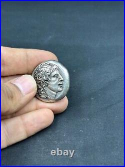 Rare Antique Ancient Near Eastern Alexander the Great vintage silver coin