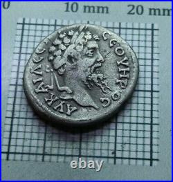 Rare! Antique Coin SILVER Septimius Severus ROMAN DENARIUS AD 193-211 # 0122