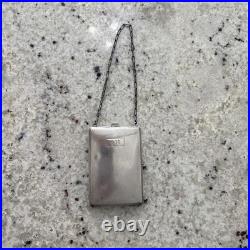 Rare Antique Sterling Silver Ladies Coin Purse Chatelaine Must See