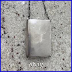 Rare Antique Sterling Silver Ladies Coin Purse Chatelaine Must See