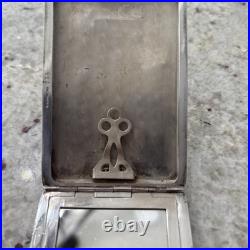 Rare Antique Sterling Silver Ladies Coin Purse Chatelaine Must See